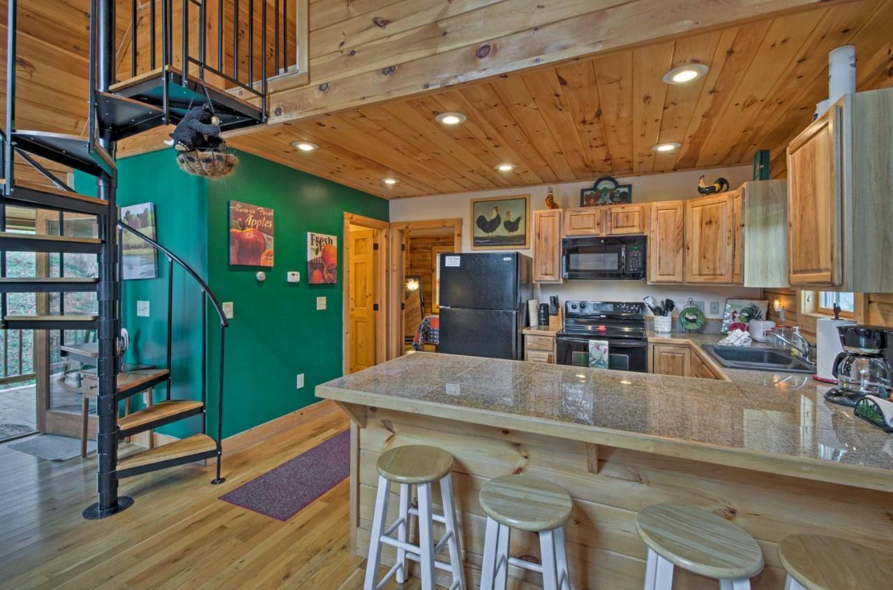 Bryson City Vacation Rental With Hot Tub And Fire Pit! Bagian luar foto